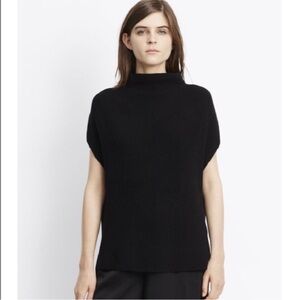 Vince Short Sleeve Funnel Neck